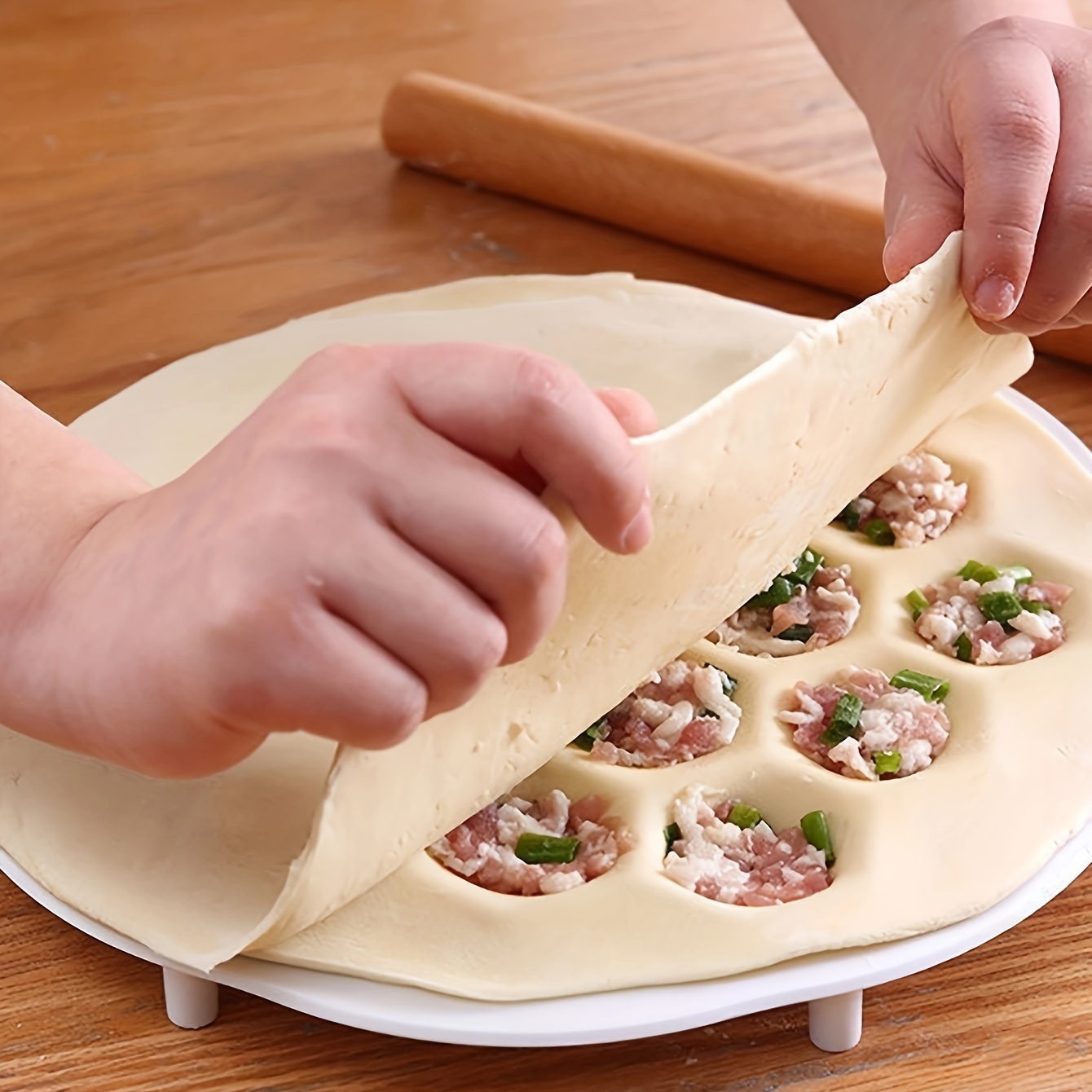 Dumpling Press Set - 1 szt. - prosta chińska forma