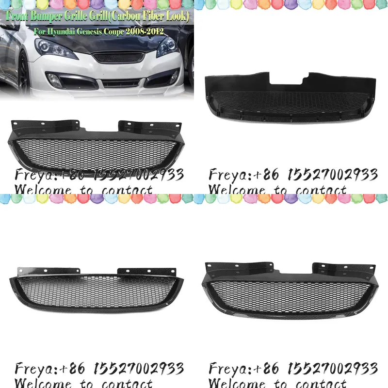 Crepe Pan Carbon - Przednia Kratka Grilla do Genesis Coupe